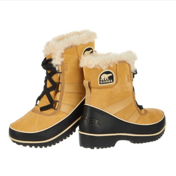 Sorel Boots TIVOLI II Women’s Size 7 Mid Calf Lace Up Fur Lined Winter Snow - Picture 1 of 10